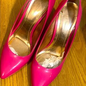 Bcbg hot pink heels.